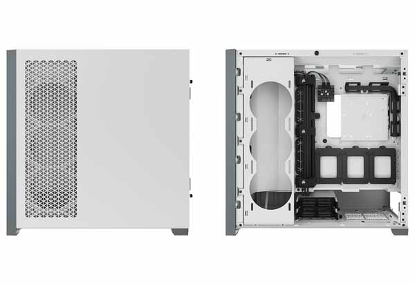 Corsair 5000D Tempered Glass -White- E-ATX ミドルタワー型PC