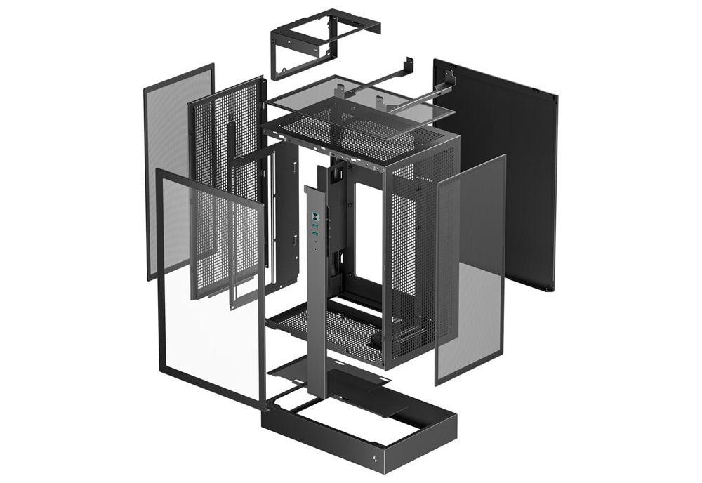 Deepcool CH170 PLUS 倒立デザイン採用 ミニタワー型PCケース