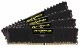 Corsair 128GB(32GBx4) DDR4 3000MHz (PC4-24000) 16-20-20-38  Unbuffered  Vengeance LPX black  Black P