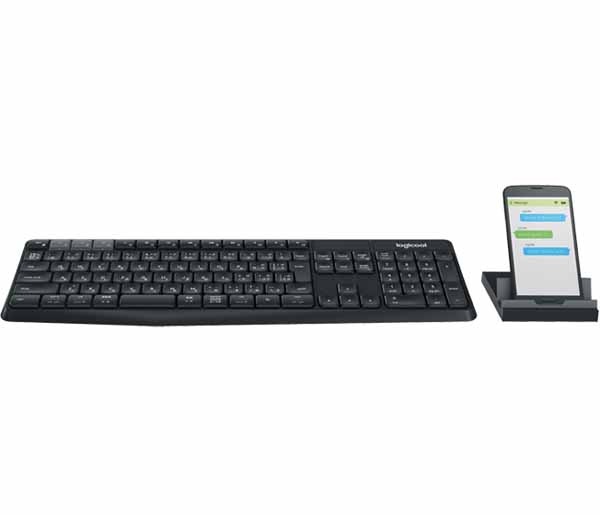 新品 K375s logicool ワイヤレスフルサイズキーボード スタンド付き ロジクール K375s Multi-Device Bluetooth Keyboard + Stand