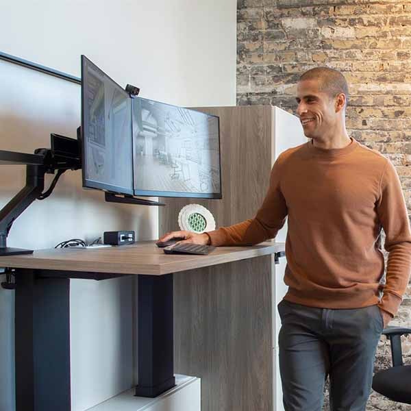 ERGOTRON HXウォールデュアルモニターアーム 45-479-216 Amazon.com: Ergotron – HX Dual Monitor Arm, VESA Wall Mount – for