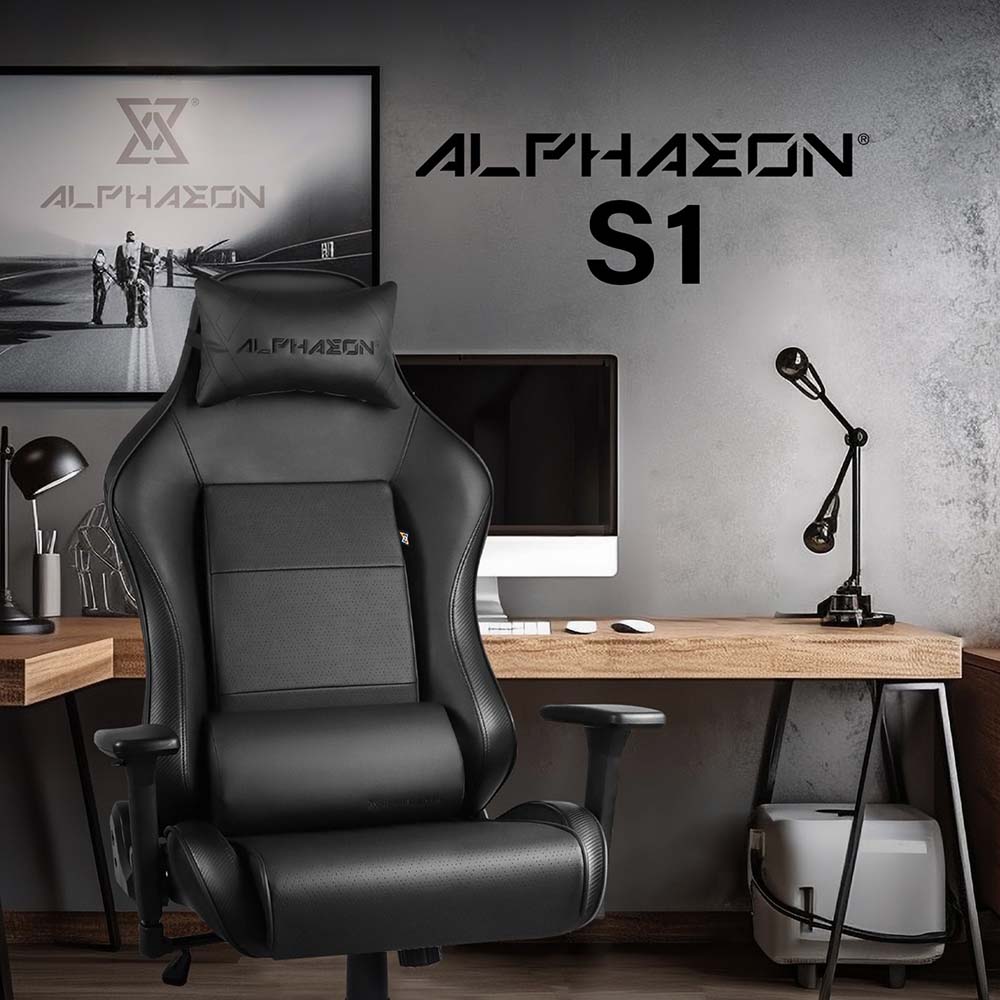 Alphaeon S1 Black／Black ゲーミングチェア ブラック／ブラック