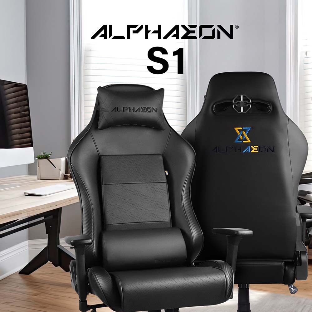 Alphaeon S1 Black／Black ゲーミングチェア ブラック／ブラック