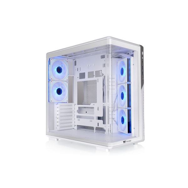 Thermaltake View 590 TG ARGB Snow ミドルタワーPCケース ホワイト