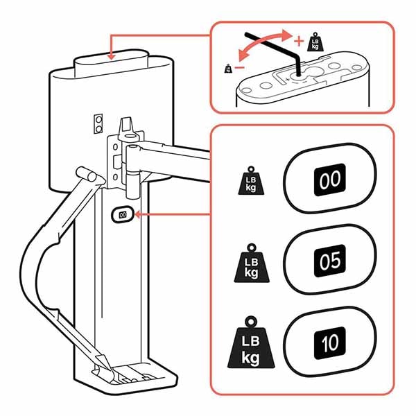 ERGOTRON TRACE Dual Monitor Mount デュアルモニターマウント