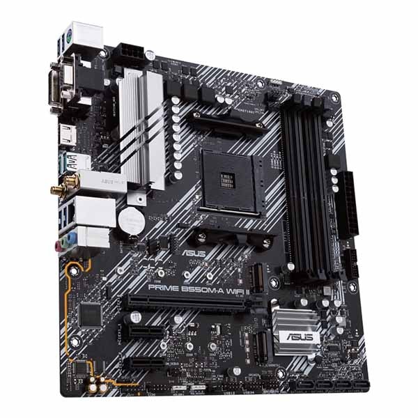 ASUS PRIME B550M-A WIFI II AMD B550 (Ryzen AM4)チップセット搭載 m