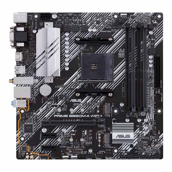 ASUS PRIME B550M-A WIFI II AMD B550 (Ryzen AM4)チップセット搭載 m