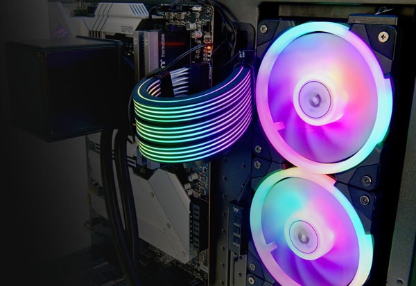 Thermaltake Tt Mod 24 pin ARGB Cable ARGB電源ケーブル ブラック｜AC