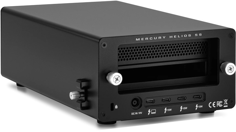 OWC Mercury Helios 5S Thunderbolt 5 (80Gb/s) PCIeおよび接続拡張