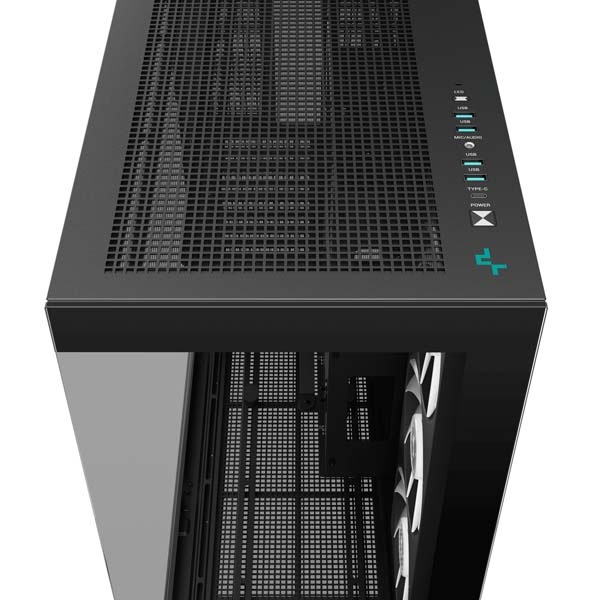Deepcool CH780 ピラーレスデザインのフルタワー型PCケース ブラック