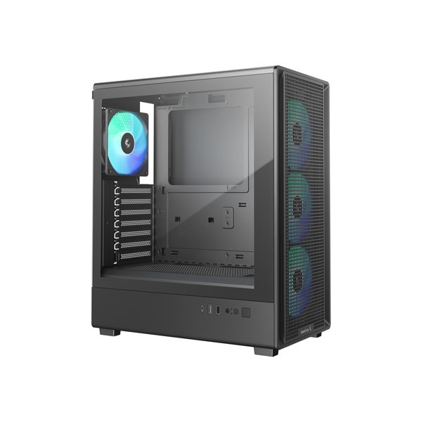 Deepcool CC550 4F ARGBファン4基標準搭載の高エアフローミドルタワー
