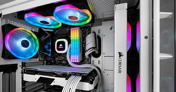 Corsair iCUE QL120 RGB 120mm PWM Triple Fan Kit with Lighting Node