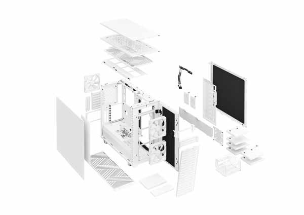 PCケース(自作PC用) Fractal Design Define 7 White Solid PCケース(自作PC用) Fractal Design Define 7 White Solid