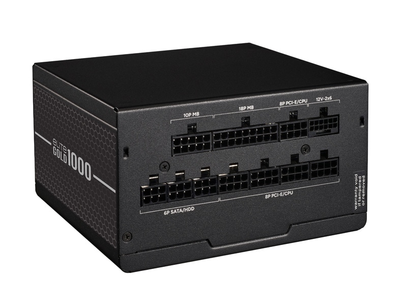 Cooler Master ELITE Gold 1000 FM A/JP cord PC電源ユニット 1000W