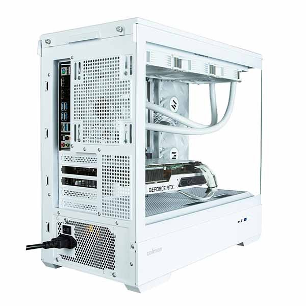 ZALMAN P30 White アドレサブルRGBファン搭載のミニタワー型PC