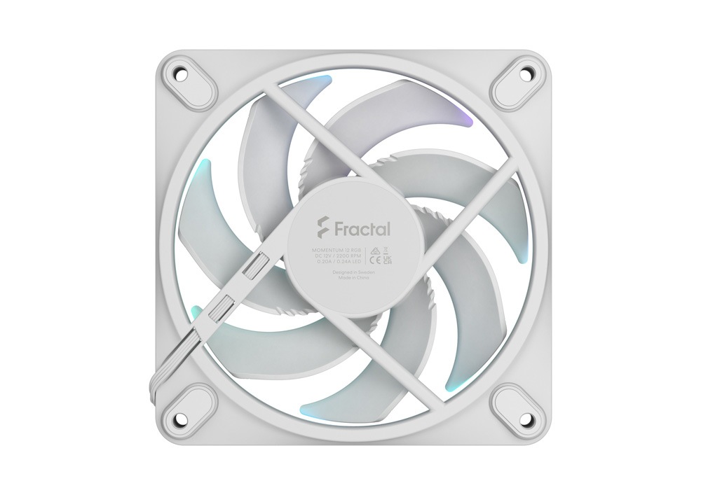 Fractal Design Momentum 12 RGB White 120mm PCケースファン ホワイト