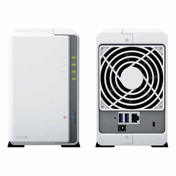 Synology DiskStation DS223j 初心者ガイド付+HAT3320-8TB 2個 NAS