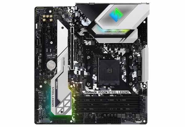 ASRock B550M STEEL LEGEND マザーボード ASRock > B550M Steel Legend