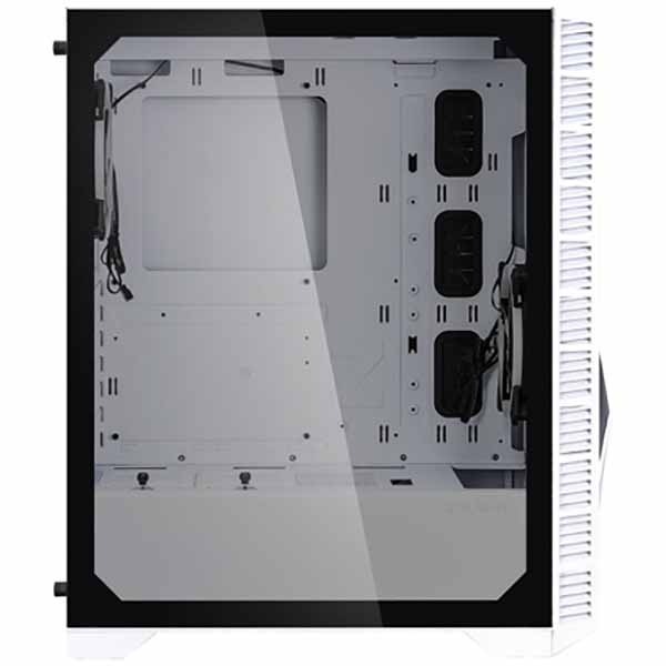 ZALMAN Z3 Iceberg White ARGBファンを2基装備したミドルタワー型PC