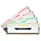 Corsair 32GB(8GBx4) DDR4 3200MHz(PC4-25600) 288 DIMM,16, Vengeance White, RGB LED, 1.35V, XMP 2.0｜CM