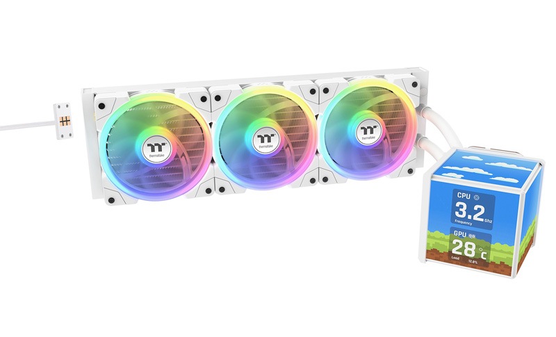 Thermaltake MINECUBE 360 Ultra Snow All-In-One Liquid Cooler