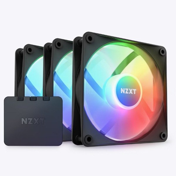 NZXT F120RGB 120mm x3 RGBコントローラ付属 ブラック Amazon | NZXT F120RGB 120mm x3 RGBコントローラ付属 ブラック