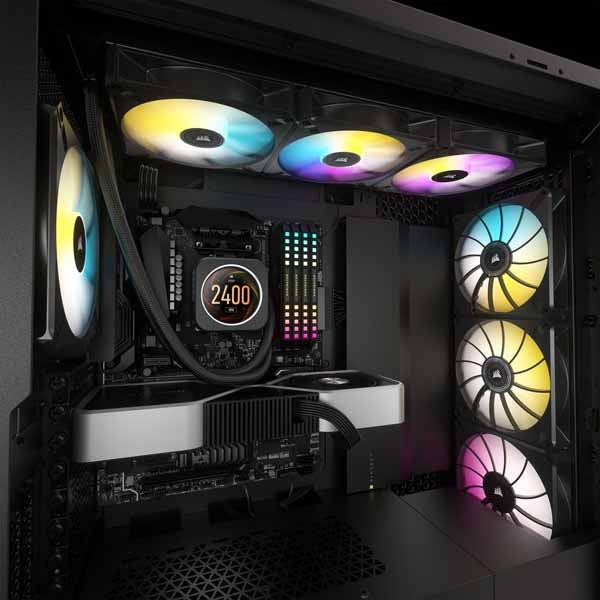 限定 クーポン10% CORSAIR 一体型簡易水冷CPUクーラー 420mm iCUE