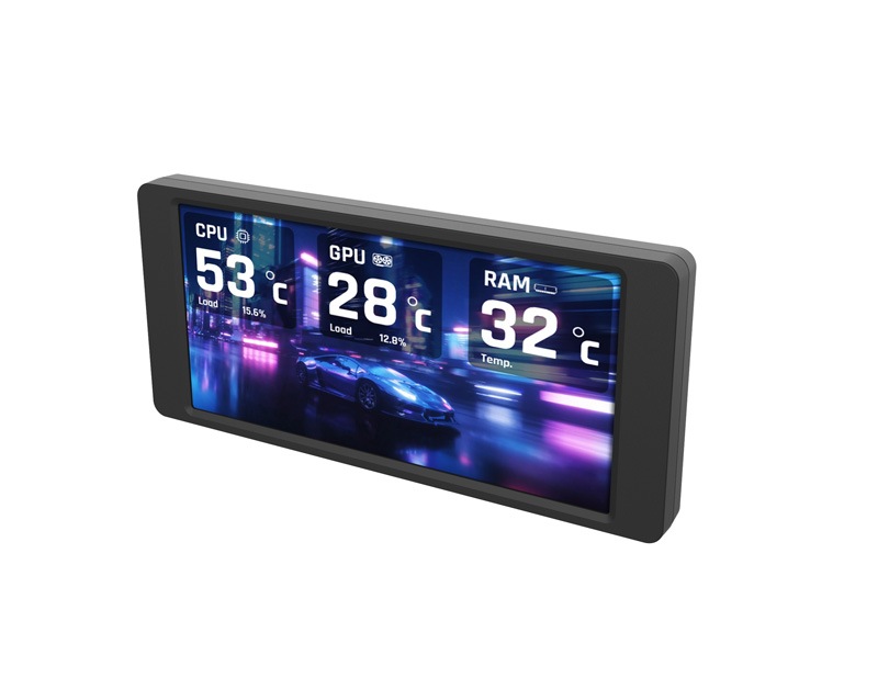 Thermaltake 6.0inch LCD Screen Kit Black 6インチLCDスクリーン