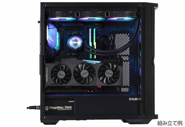 ZALMAN Z10 PLUS アドレサブルRGBファン4基搭載 ミドルタワー型