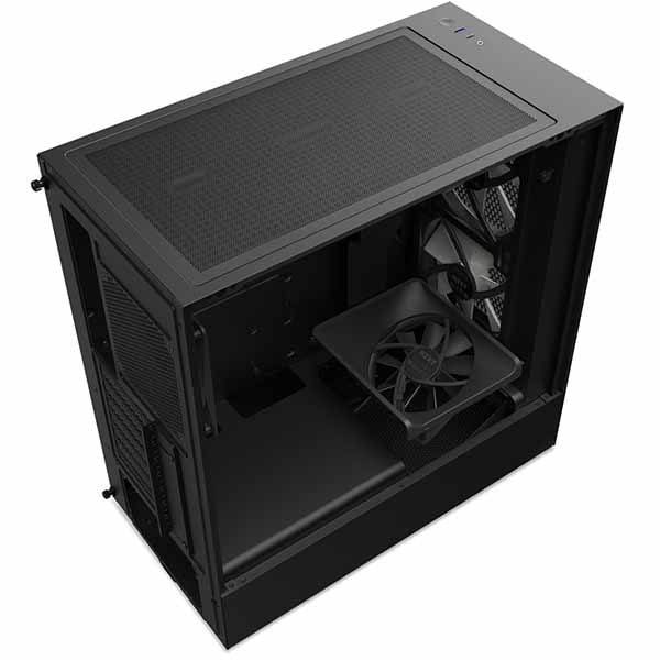 NZXT H5 Flow RGB ATX ミドルタワーケース [Black] ブラック｜CC