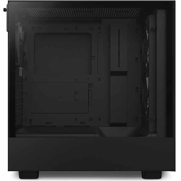 PCケース(自作PC用) NZXT H5 Flow Black NZXT H5 Flow RGB ATX Mid-Tower Case with RGB Fans - Black