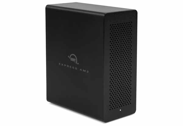 OWC Express 4M2 4-Slot M.2 NVMe Enclosure M.2 NVMe SSDスロット4基