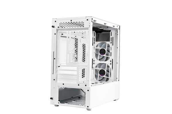 ホワイト RGBミニタワーPCケース ミニPCケース Pop Mini Air RGB White TG Clear Tint | Fractal