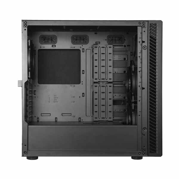 SILVERSTONE 防音装備サイレントミッドタワーケース｜SST-SEQ1B