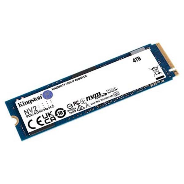 Kingston NV2 NVMe PCIe SSD 容量4TB M.2 2280 3D 2.2mm｜SNV2S/4000G