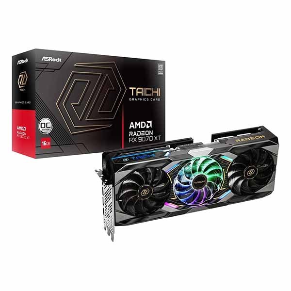 ASRock TRICHI グラフィックボード ASRock Radeon RX 9070XT Taichi 16G OC トリプルファンクーラー
