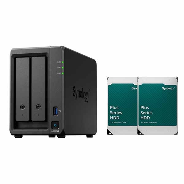 Synology DiskStation DS725+ +HAT3310-12TB 2個 純正HDD同梱モデル