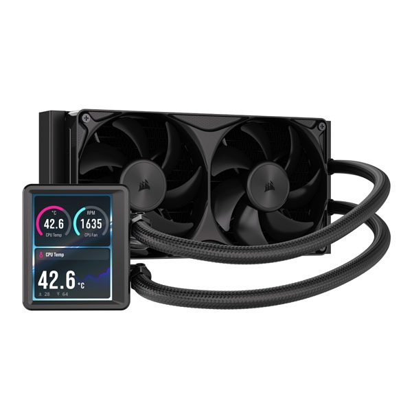 Corsair NAUTILUS II 240 RS LCD 240mm簡易水冷CPUクーラー ブラック