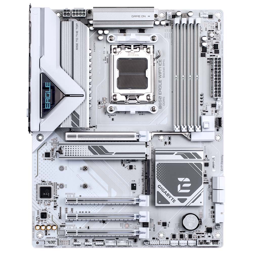 GIGABYTE B850 EAGLE WIFI7 ICE AMD B850搭載マザーボード ホワイト