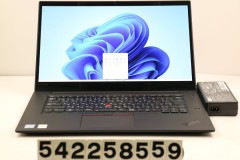 Lenovo ThinkPad P1 Gen3 Xeon W-10855M 2.8GHz/32GB/1TB(SSD)/15.6W/4K(3840x2160) åѥͥ/Win11/Quadro T2000šۡ20250702