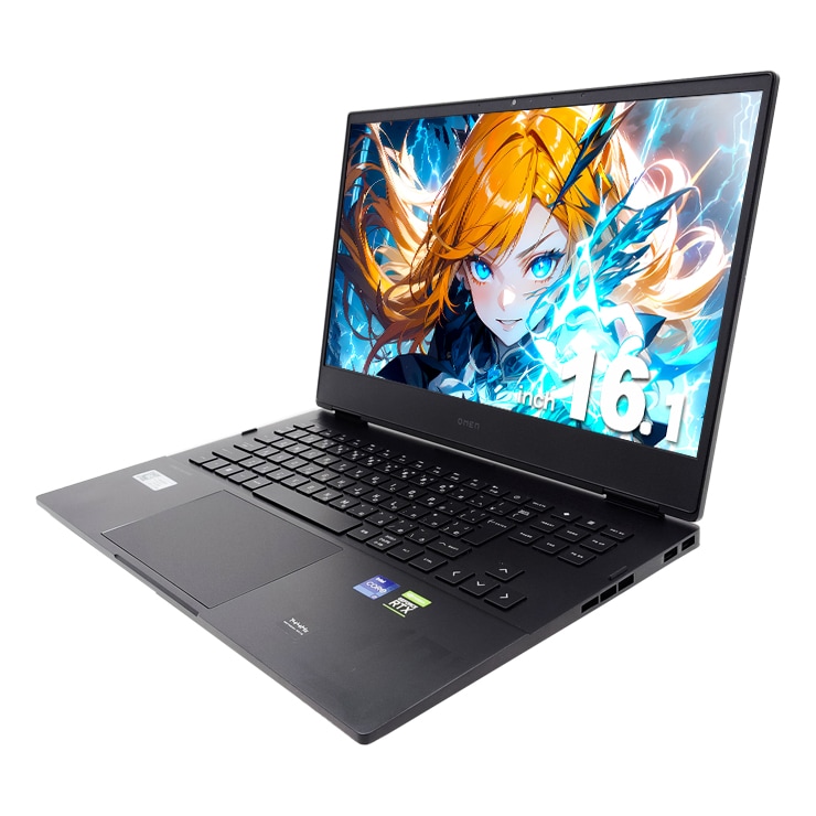 ゲーミングpc OMENの144hzゲーミングノート！ 中古 ノートパソコン Office付き RTX3060 12世代 大画面  フルHD 144hz  配信 マイクラ フォートナイト Windows11 Home HP OMEN 16-k0059TX Corei7 16GBメモリ 16.1型 中古 パソコン ノートパソコン
