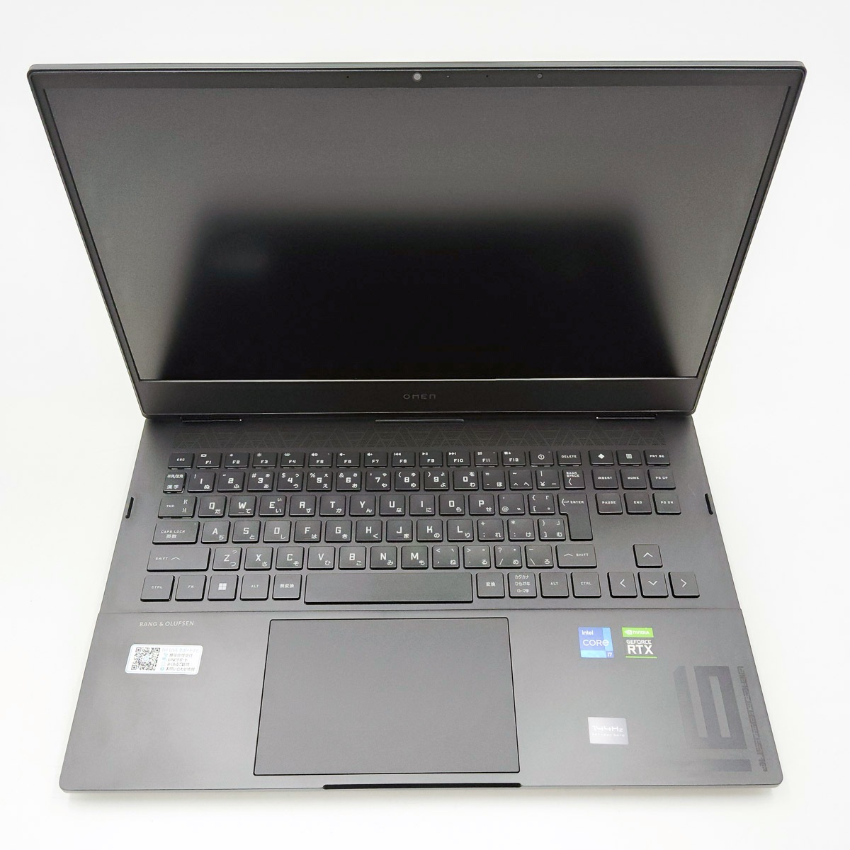 ゲーミングpc OMENの144hzゲーミングノート！ 中古 ノートパソコン Office付き RTX3060 12世代 大画面  フルHD 144hz  配信 マイクラ フォートナイト Windows11 Home HP OMEN 16-k0059TX Corei7 16GBメモリ 16.1型 中古 パソコン ノートパソコン