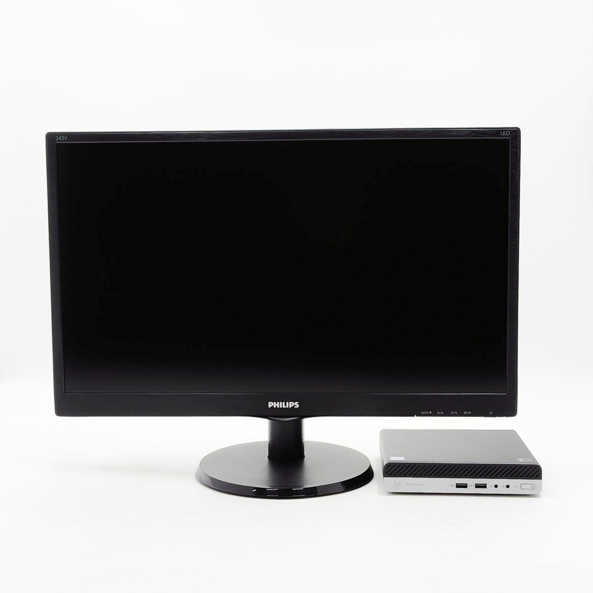 【買替え応援セール中★2000円OFF!】大画面で作業効率アップ♪ 中古 デスクトップパソコン Office付き 大画面 効率アップ 液晶セット 24インチ 無線キーボード＆マウス Windows11 Pro HP ProDesk 400 G5 DM Corei5 16GB 24インチ 中古 パソコン デスクトップパソコン