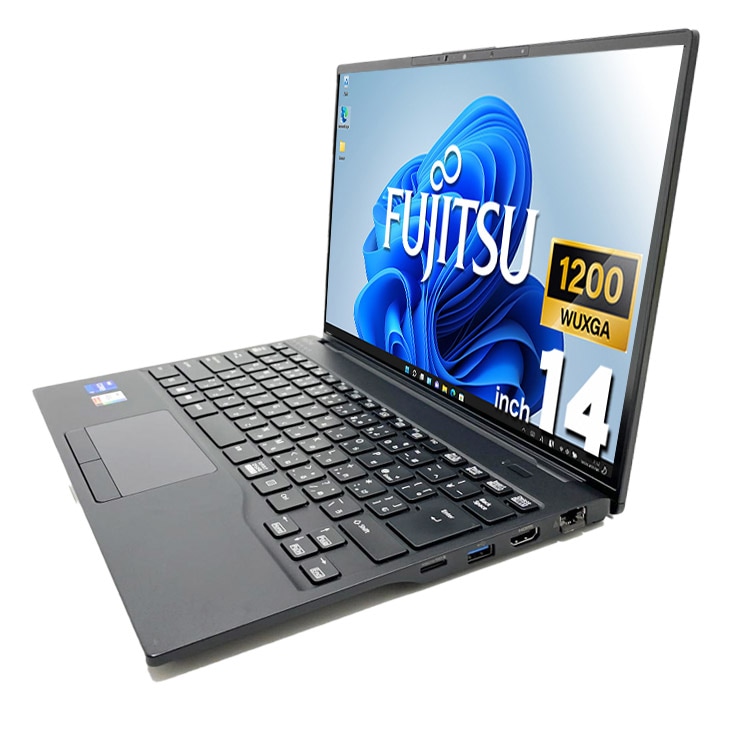 中古 WU-X/H1 富士通 ノートパソコン Corei7 1355U/16GB/SSD512GB/14.0