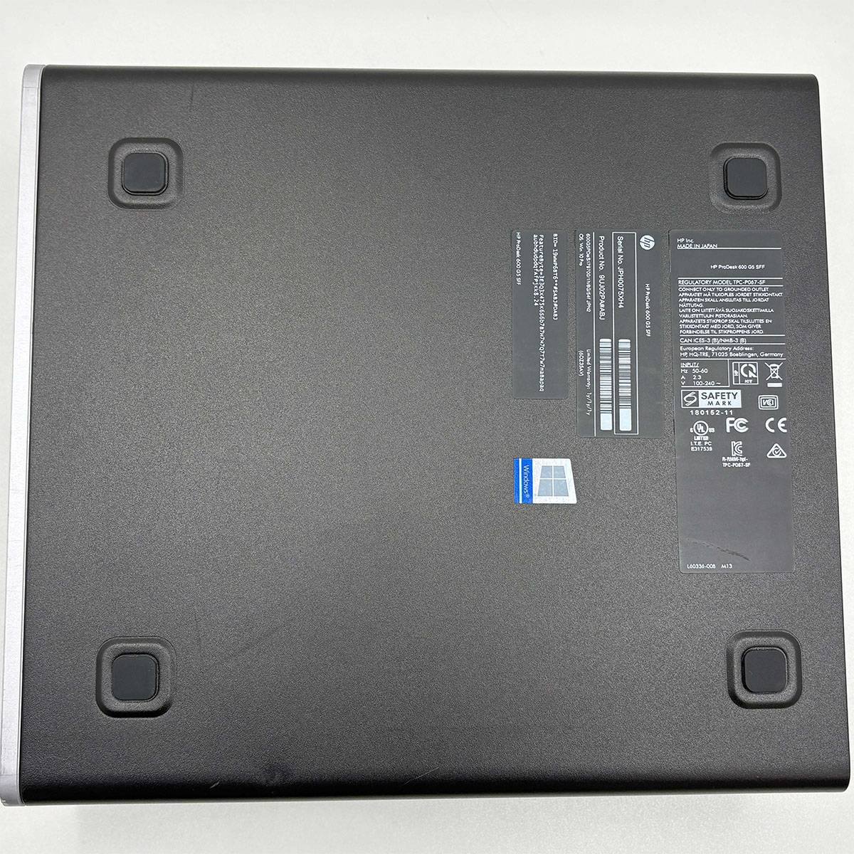 中古 ProDesk 600 G5 SFF HP デスクトップパソコン 【最新オフィス付