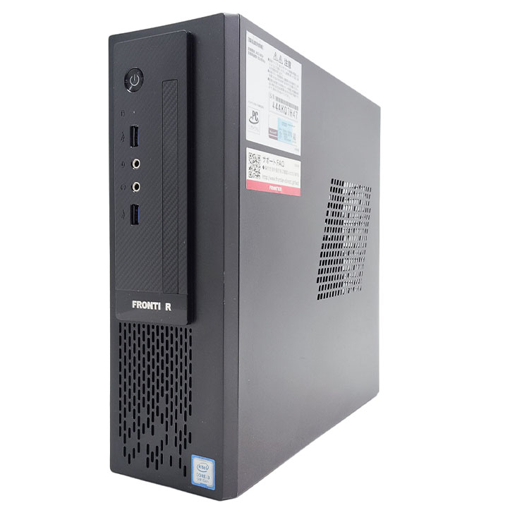 中古 FRCSH110 FRONTIER デスクトップパソコン Corei3 9100/16GB