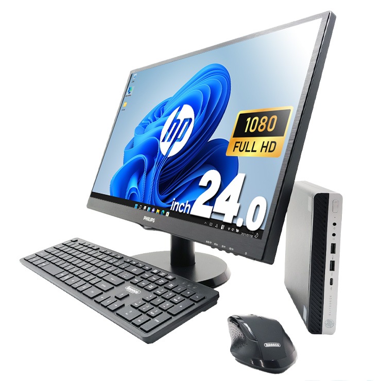 中古 EliteDesk 800 G5 DM HP デスクトップパソコン Corei5 9500T/16GB