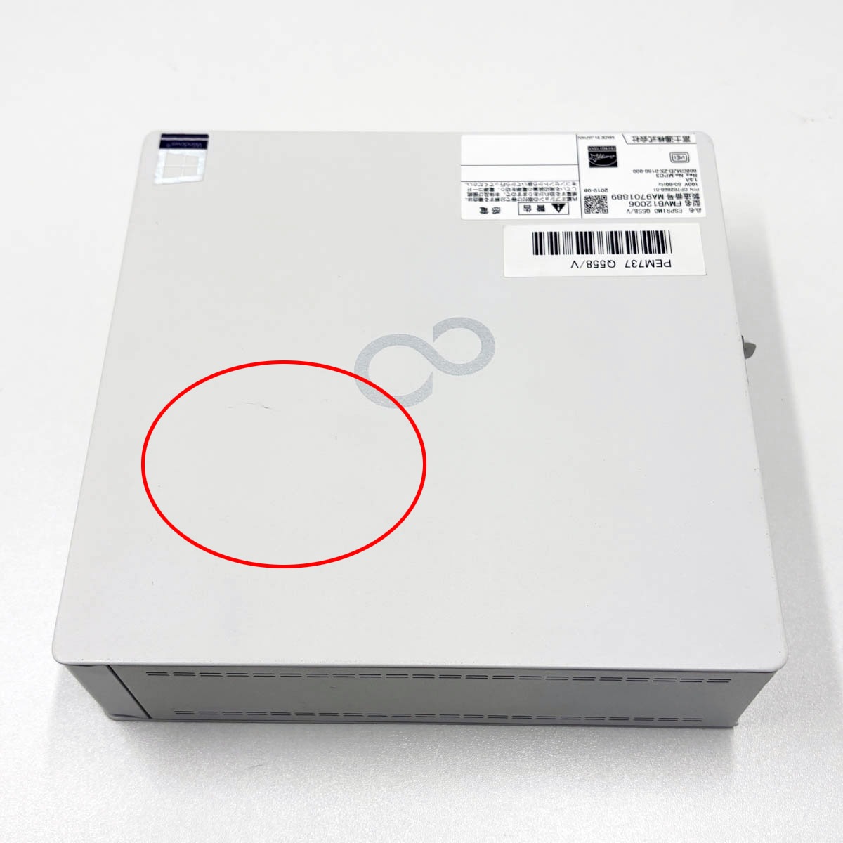 中古 ESPRIMO Q558/V 富士通 デスクトップパソコン Corei3 8100T/16GB