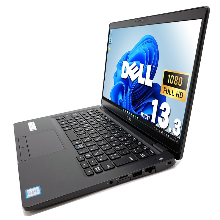 バッテリー良好で持ち運びに最適な強力モバイルが入荷！ 中古 ノートパソコン Office付き 新品M.2 バッテリー良好 SSD 512GB 8世代 Webカメラ フルHD Windows11 Pro DELL Latitude 5300 Corei7 16GBメモリ 13.3型 中古 パソコン ノートパソコン