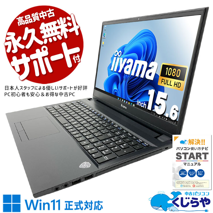 中古 IStNXi-15FH050 iiyama ノートパソコン Corei5 10210U/16GB